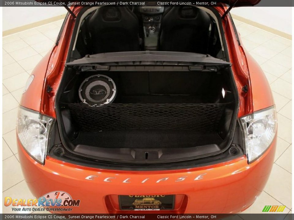 2006 Mitsubishi Eclipse GS Coupe Sunset Orange Pearlescent / Dark Charcoal Photo #20