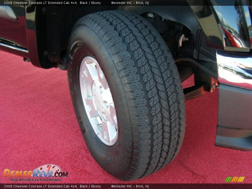 2008 Chevrolet Colorado LT Extended Cab 4x4 Black / Ebony Photo #2