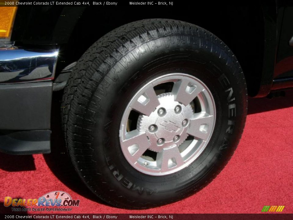 2008 Chevrolet Colorado LT Extended Cab 4x4 Black / Ebony Photo #3