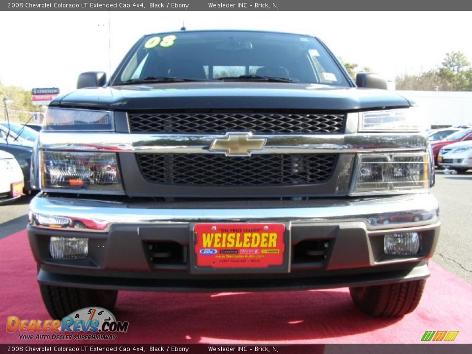 2008 Chevrolet Colorado LT Extended Cab 4x4 Black / Ebony Photo #4