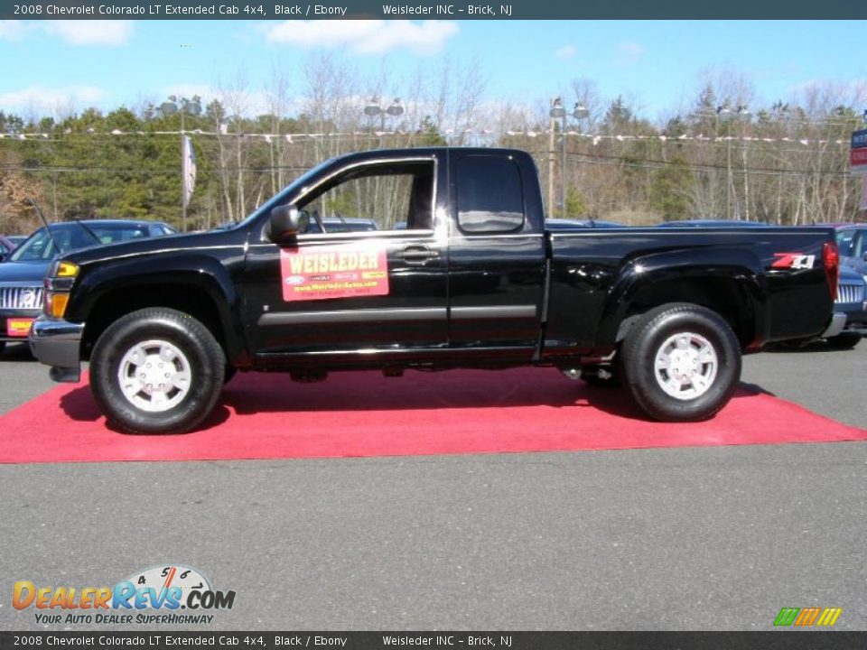 2008 Chevrolet Colorado LT Extended Cab 4x4 Black / Ebony Photo #9