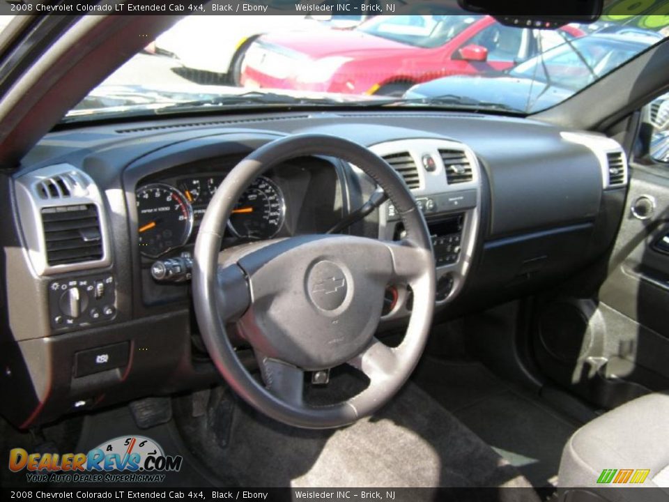 2008 Chevrolet Colorado LT Extended Cab 4x4 Black / Ebony Photo #10