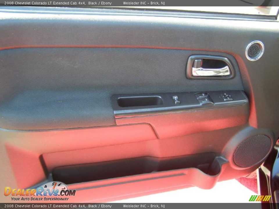 2008 Chevrolet Colorado LT Extended Cab 4x4 Black / Ebony Photo #11