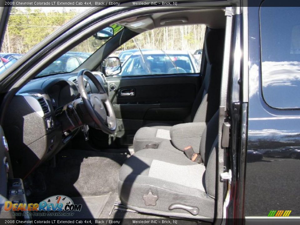 2008 Chevrolet Colorado LT Extended Cab 4x4 Black / Ebony Photo #12