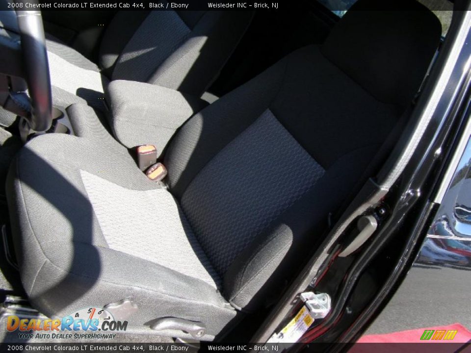 2008 Chevrolet Colorado LT Extended Cab 4x4 Black / Ebony Photo #13