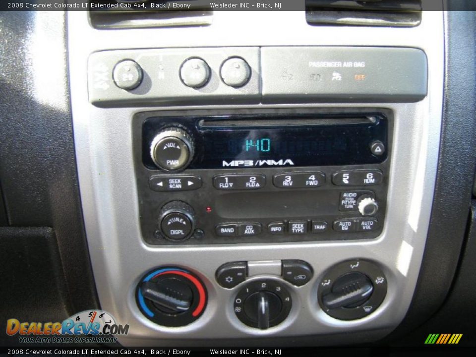 2008 Chevrolet Colorado LT Extended Cab 4x4 Black / Ebony Photo #15