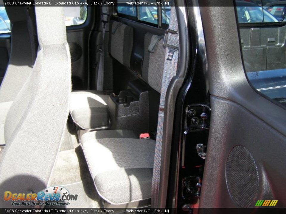2008 Chevrolet Colorado LT Extended Cab 4x4 Black / Ebony Photo #17