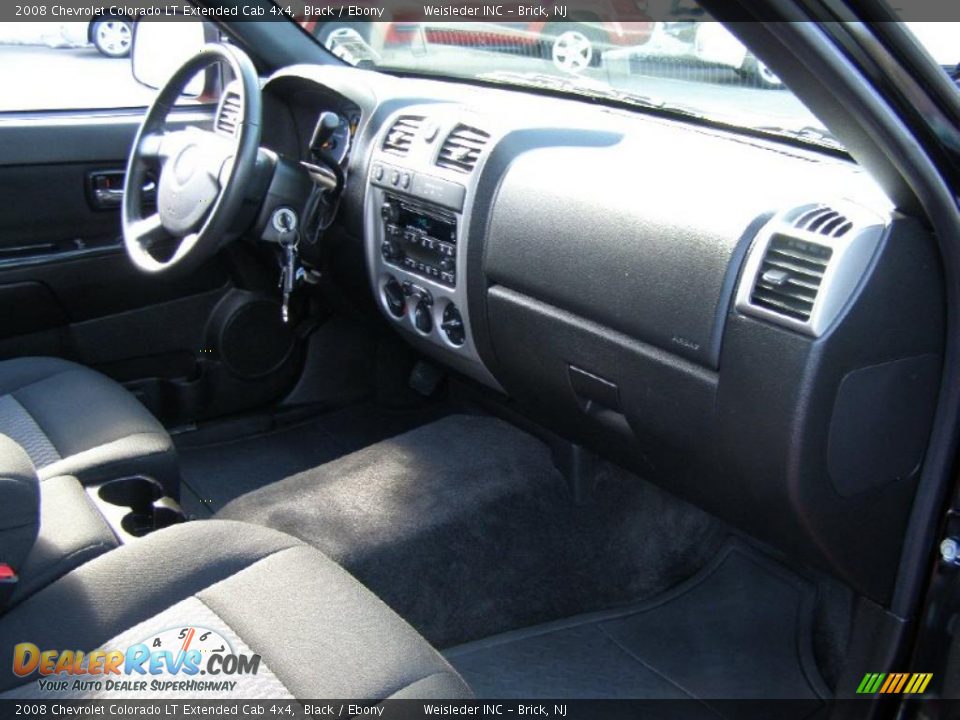 2008 Chevrolet Colorado LT Extended Cab 4x4 Black / Ebony Photo #19