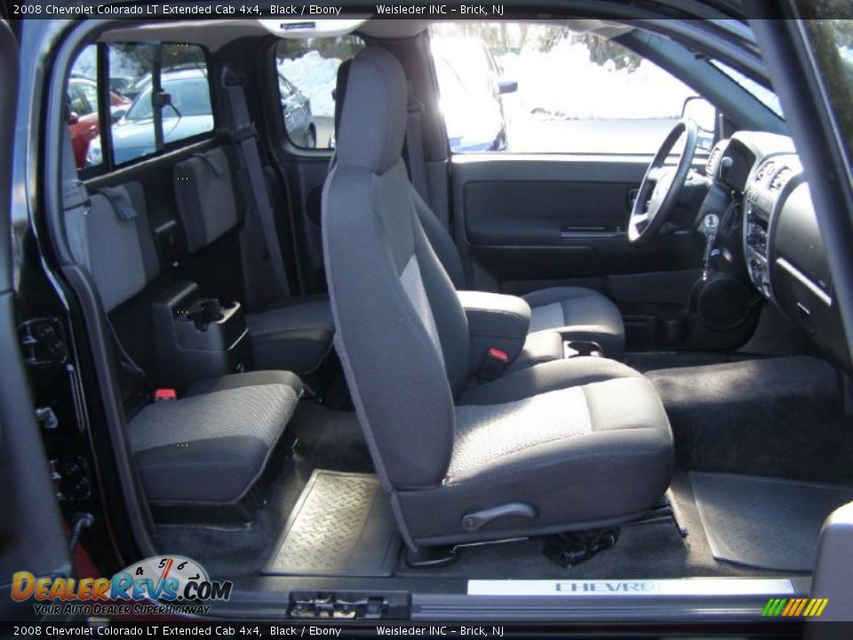 2008 Chevrolet Colorado LT Extended Cab 4x4 Black / Ebony Photo #20