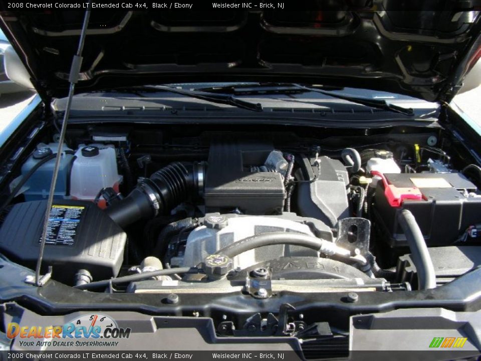 2008 Chevrolet Colorado LT Extended Cab 4x4 Black / Ebony Photo #21