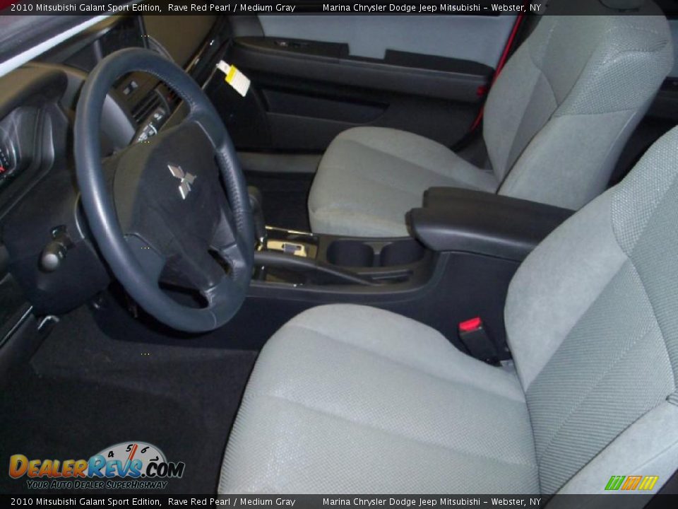 2010 Mitsubishi Galant Sport Edition Rave Red Pearl / Medium Gray Photo #2