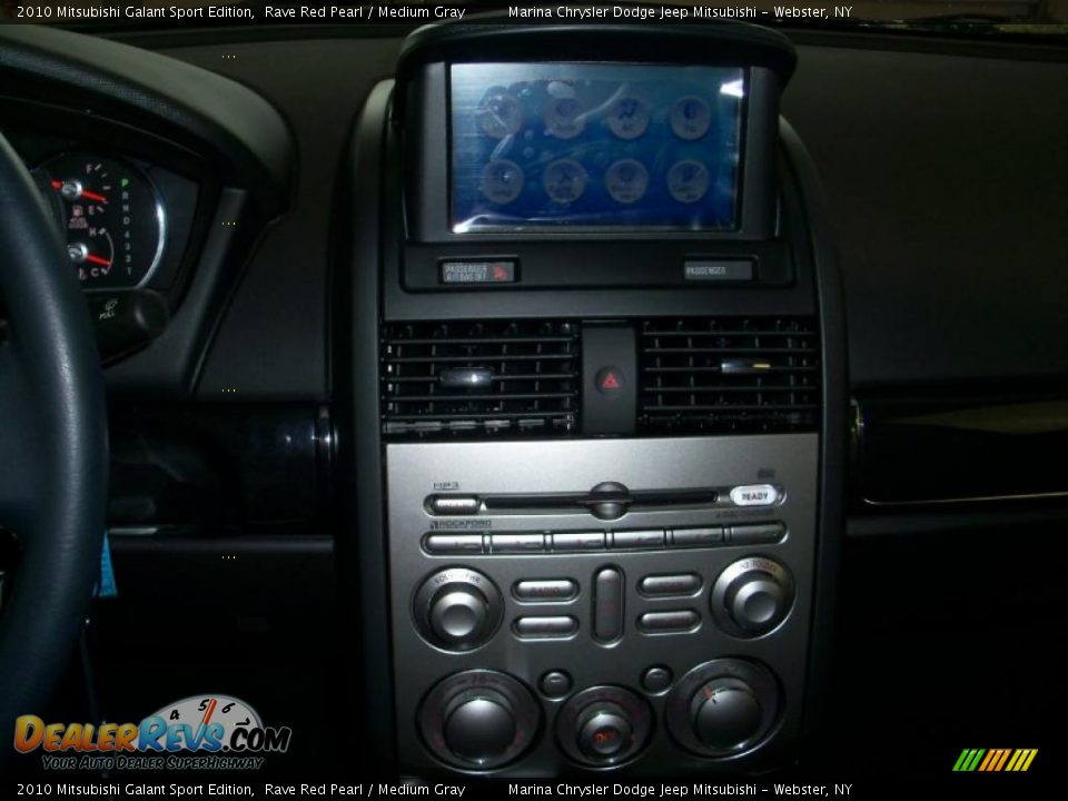 2010 Mitsubishi Galant Sport Edition Rave Red Pearl / Medium Gray Photo #4