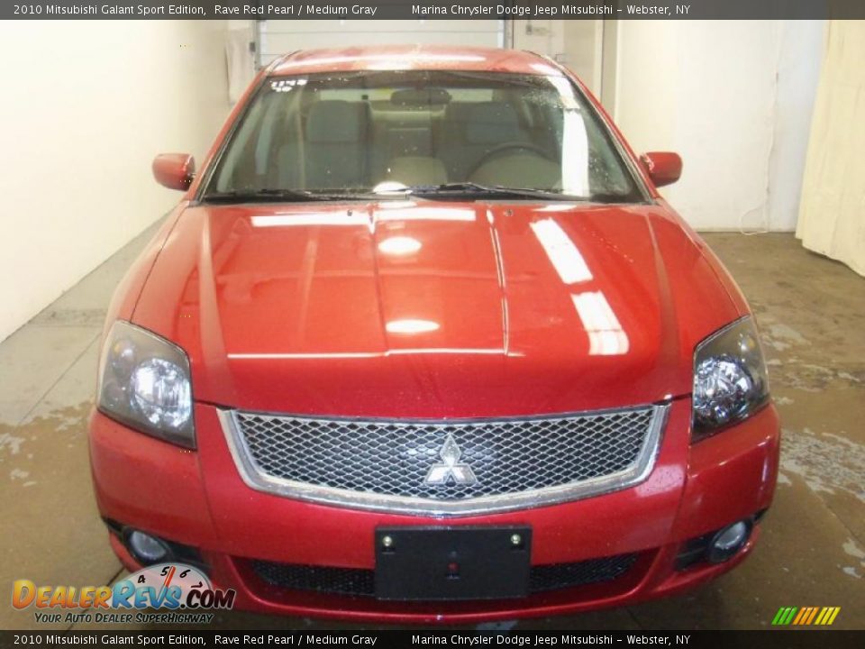 2010 Mitsubishi Galant Sport Edition Rave Red Pearl / Medium Gray Photo #11