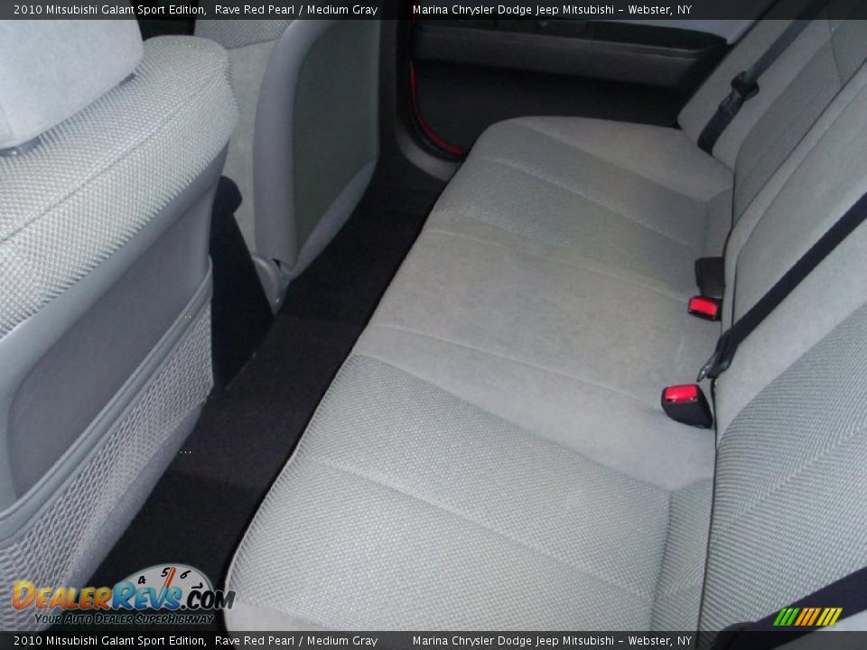 2010 Mitsubishi Galant Sport Edition Rave Red Pearl / Medium Gray Photo #16