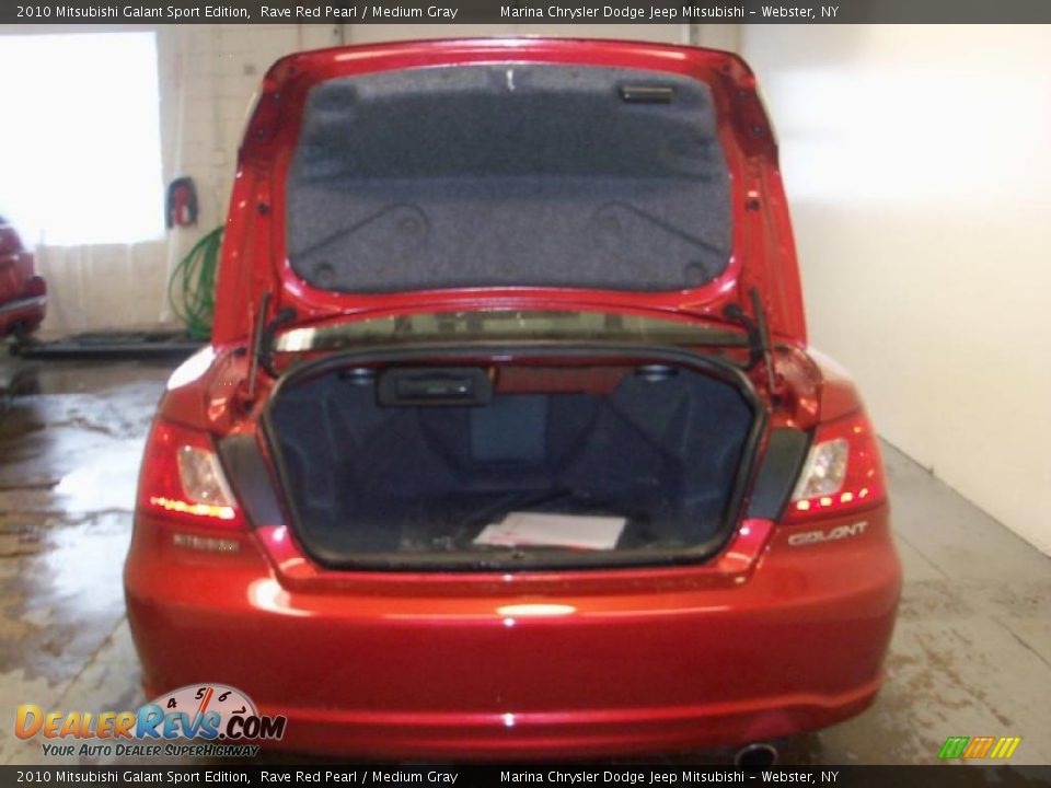 2010 Mitsubishi Galant Sport Edition Rave Red Pearl / Medium Gray Photo #17
