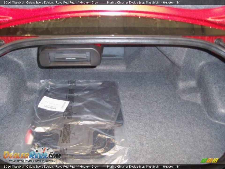 2010 Mitsubishi Galant Sport Edition Rave Red Pearl / Medium Gray Photo #18