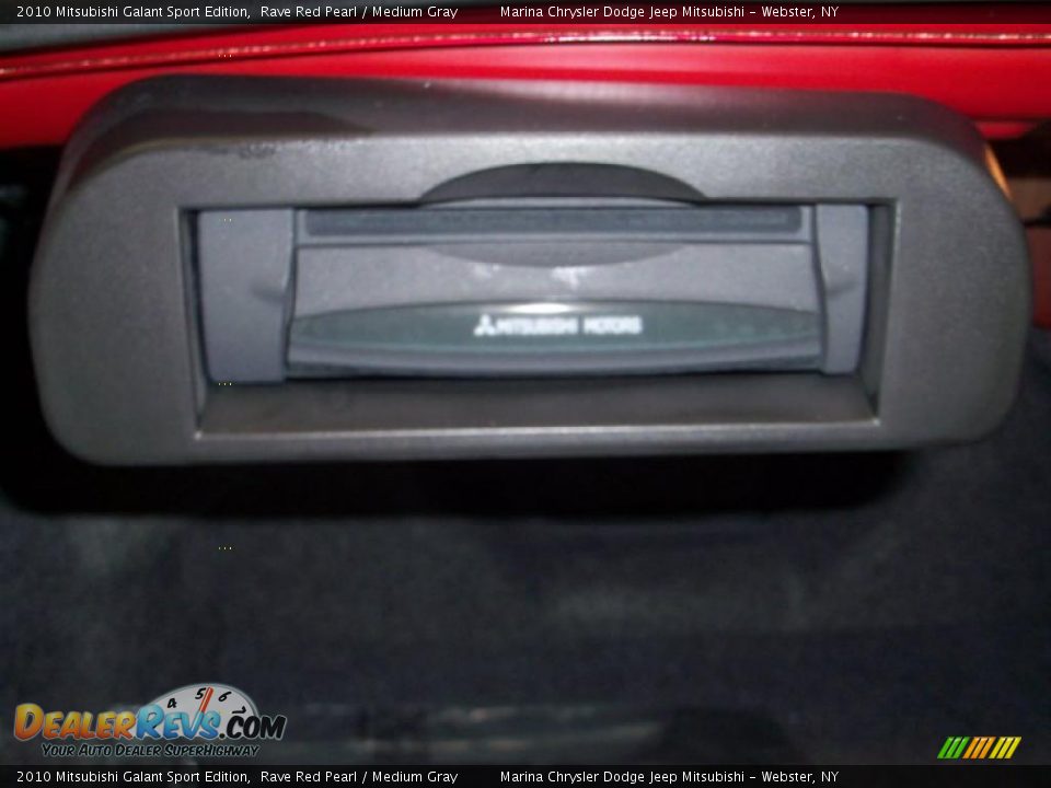 2010 Mitsubishi Galant Sport Edition Rave Red Pearl / Medium Gray Photo #19