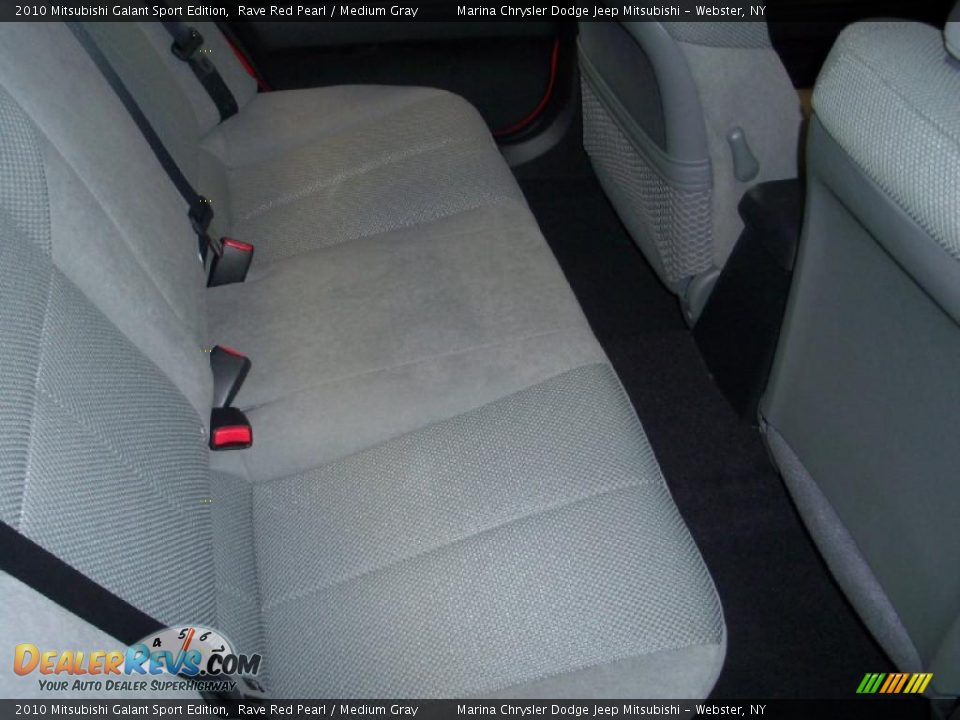 2010 Mitsubishi Galant Sport Edition Rave Red Pearl / Medium Gray Photo #21