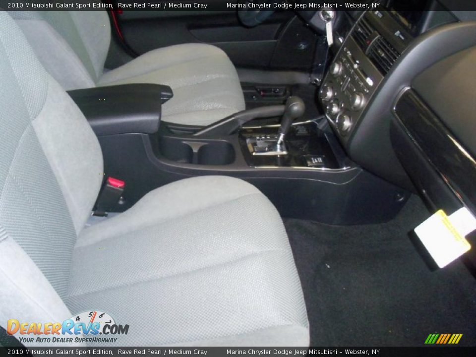 2010 Mitsubishi Galant Sport Edition Rave Red Pearl / Medium Gray Photo #23