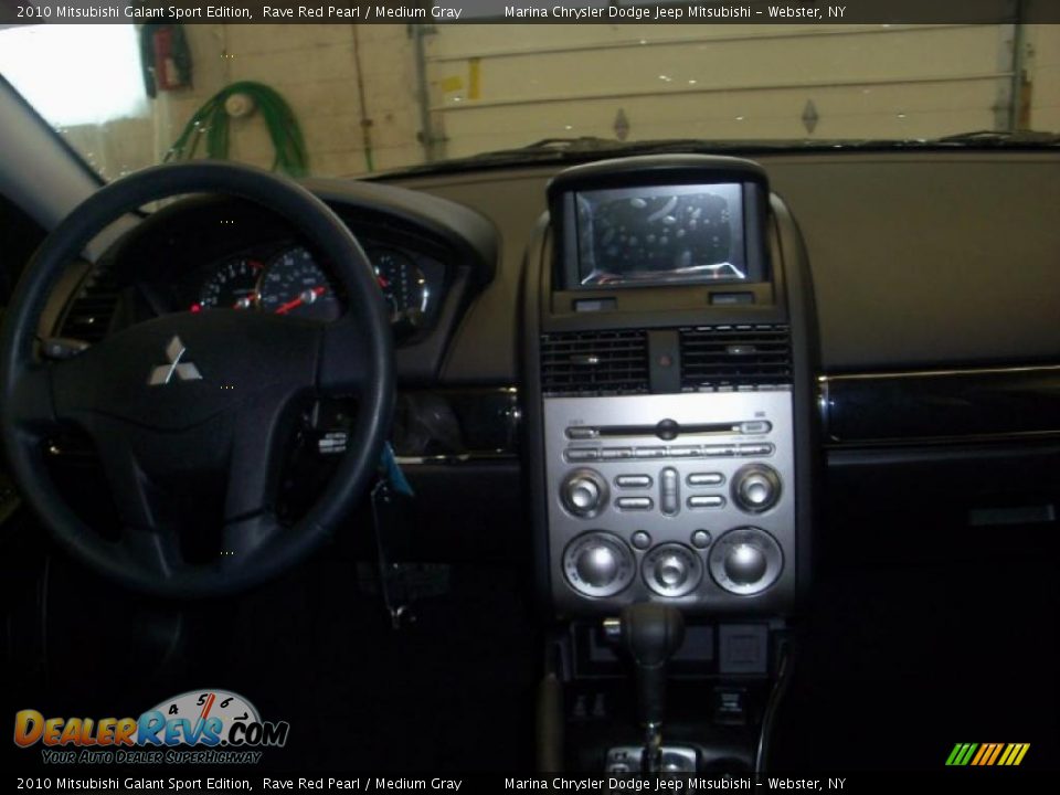 2010 Mitsubishi Galant Sport Edition Rave Red Pearl / Medium Gray Photo #25