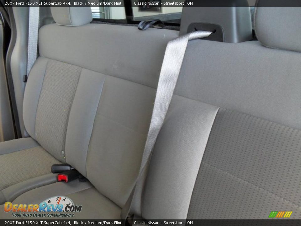 2007 Ford F150 XLT SuperCab 4x4 Black / Medium/Dark Flint Photo #18