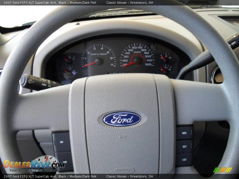 2007 Ford F150 XLT SuperCab 4x4 Black / Medium/Dark Flint Photo #24