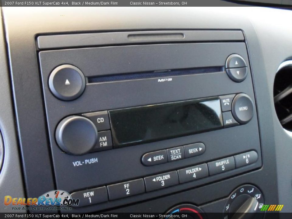 2007 Ford F150 XLT SuperCab 4x4 Black / Medium/Dark Flint Photo #25