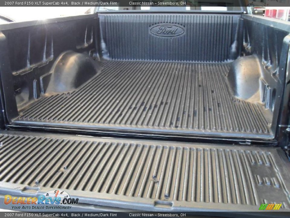2007 Ford F150 XLT SuperCab 4x4 Black / Medium/Dark Flint Photo #34