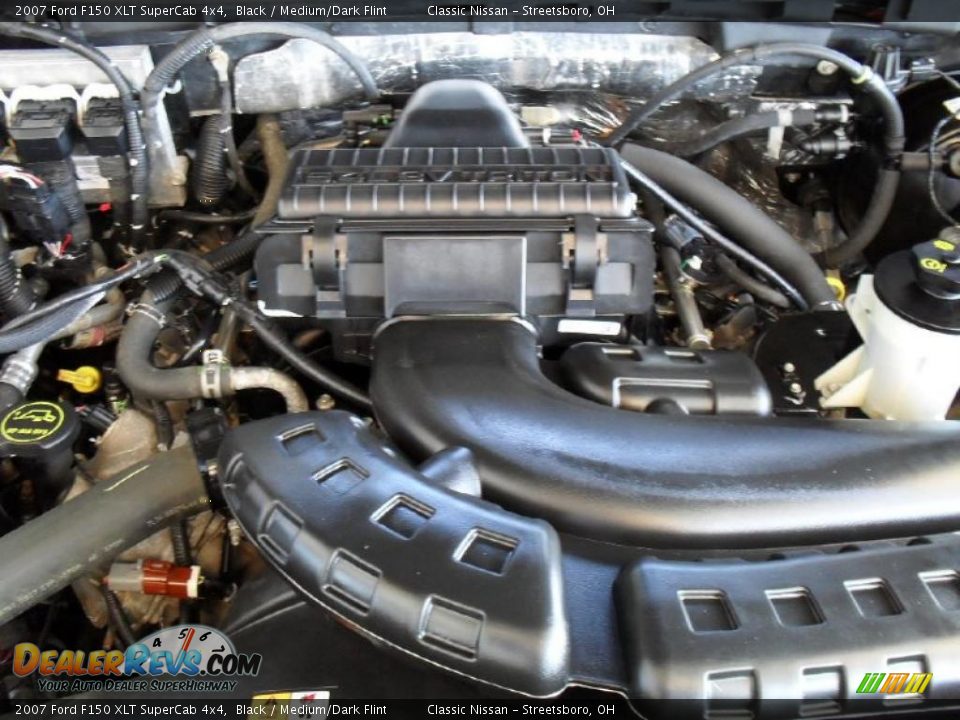 2007 Ford F150 XLT SuperCab 4x4 Black / Medium/Dark Flint Photo #36