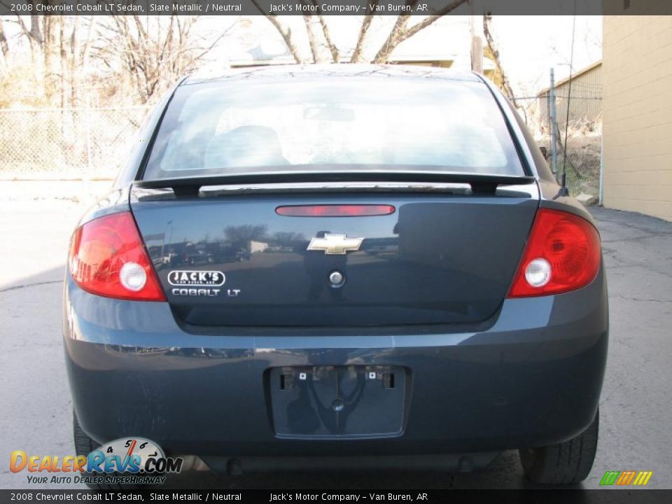 2008 Chevrolet Cobalt LT Sedan Slate Metallic / Neutral Photo #6