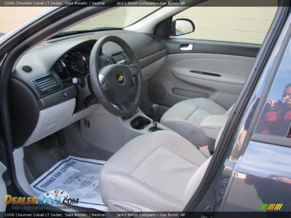 2008 Chevrolet Cobalt LT Sedan Slate Metallic / Neutral Photo #13