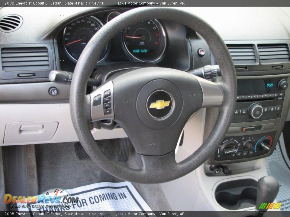 2008 Chevrolet Cobalt LT Sedan Slate Metallic / Neutral Photo #14