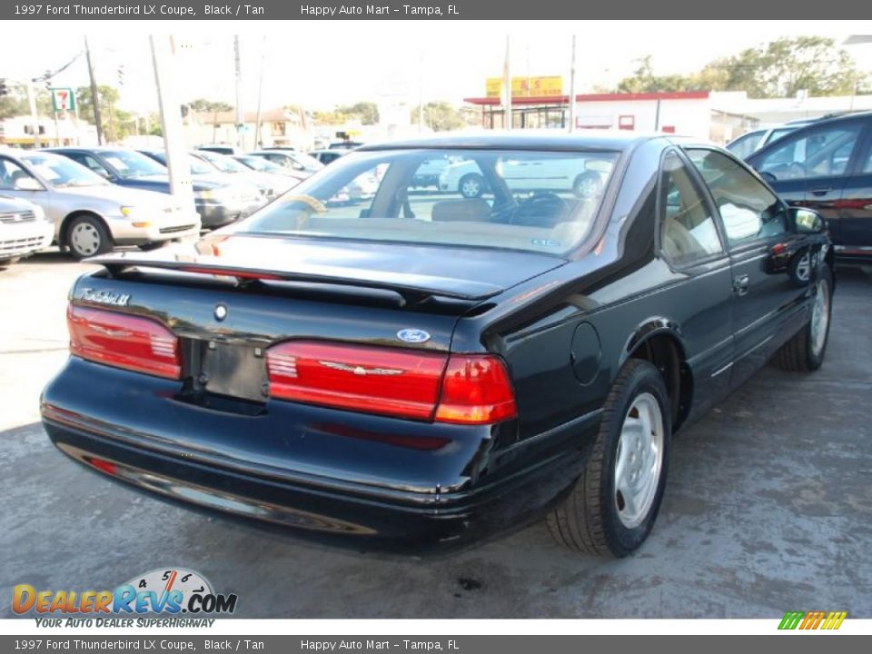 1997 Ford Thunderbird LX Coupe Black / Tan Photo #10