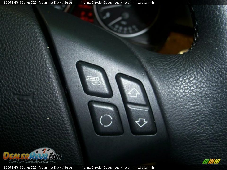 2006 BMW 3 Series 325i Sedan Jet Black / Beige Photo #29