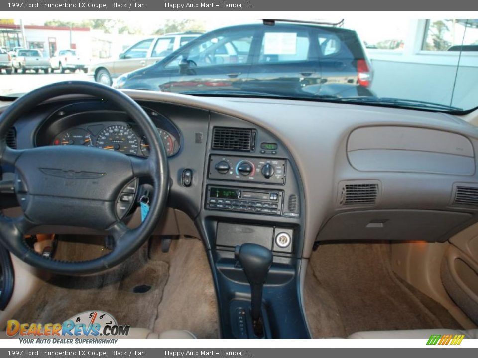 1997 Ford Thunderbird LX Coupe Black / Tan Photo #19