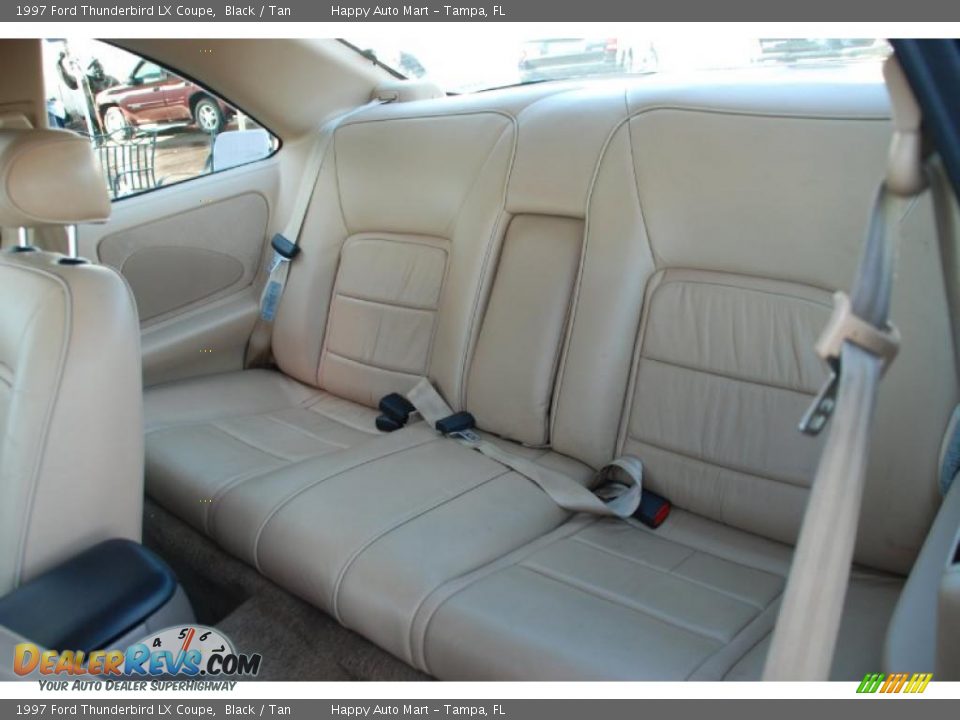 1997 Ford Thunderbird LX Coupe Black / Tan Photo #21