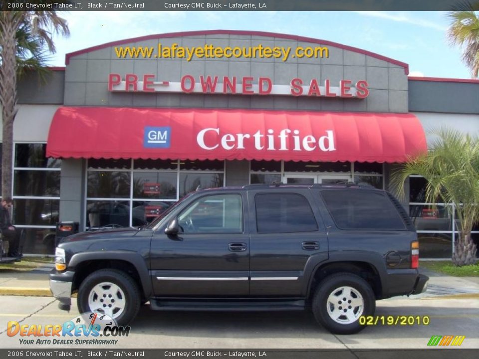 2006 Chevrolet Tahoe LT Black / Tan/Neutral Photo #1