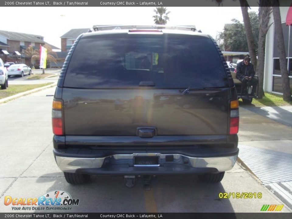 2006 Chevrolet Tahoe LT Black / Tan/Neutral Photo #2