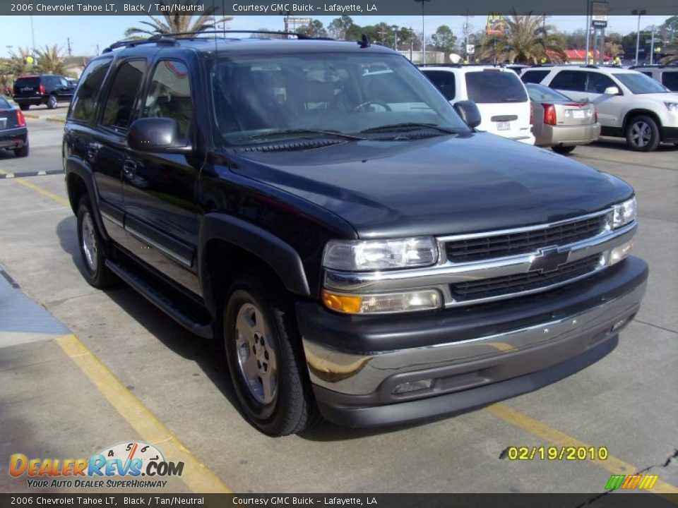 2006 Chevrolet Tahoe LT Black / Tan/Neutral Photo #3