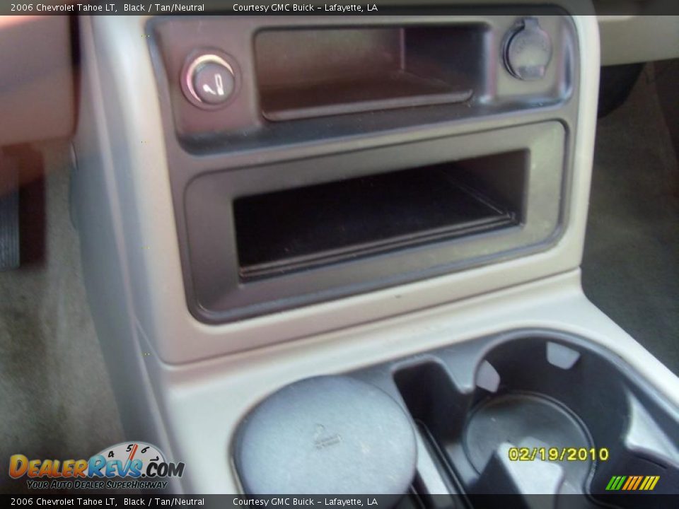 2006 Chevrolet Tahoe LT Black / Tan/Neutral Photo #19