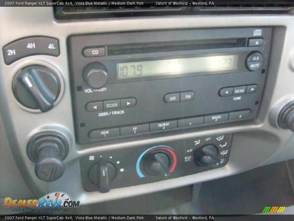 2007 Ford Ranger XLT SuperCab 4x4 Vista Blue Metallic / Medium Dark Flint Photo #19