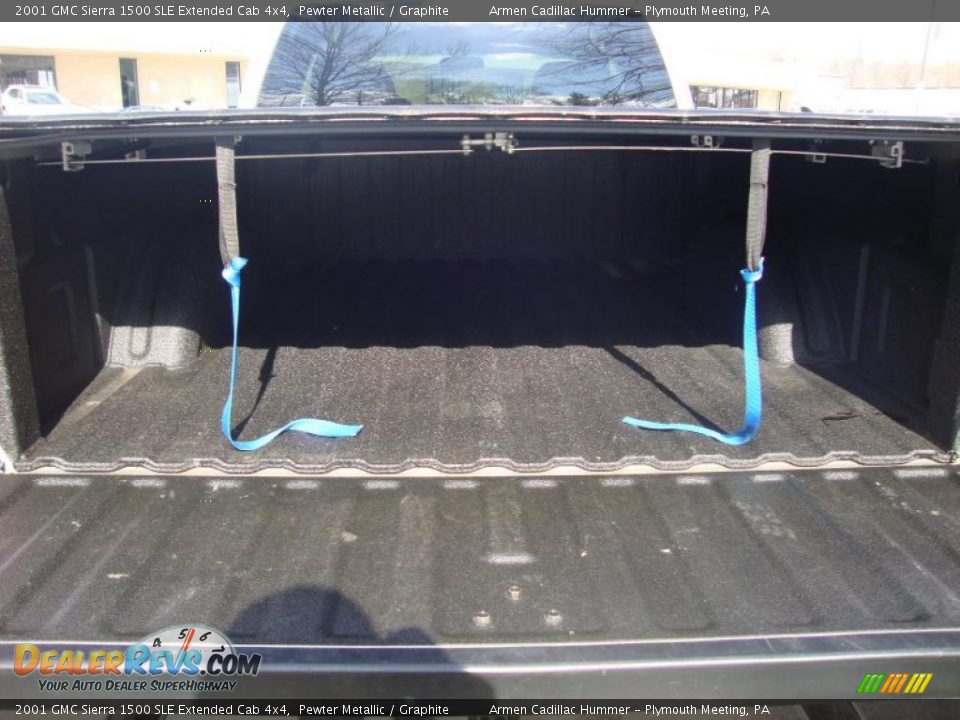 2001 GMC Sierra 1500 SLE Extended Cab 4x4 Pewter Metallic / Graphite Photo #26
