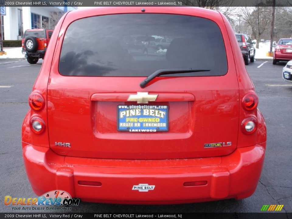 2009 Chevrolet HHR LS Victory Red / Gray Photo #5