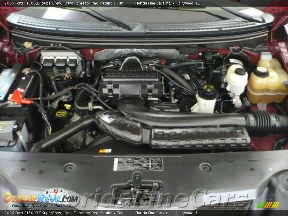 2006 Ford F150 XLT SuperCrew Dark Toreador Red Metallic / Tan Photo #7