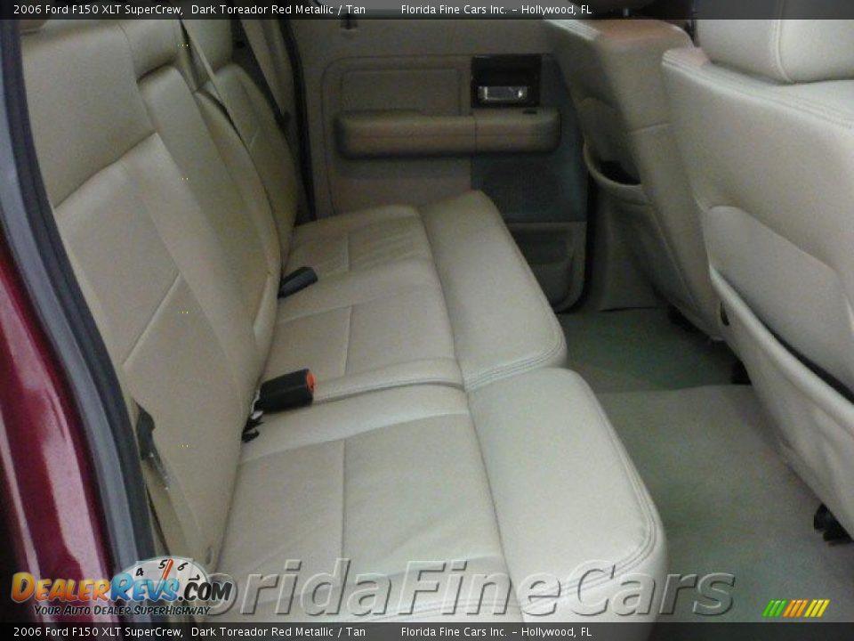 2006 Ford F150 XLT SuperCrew Dark Toreador Red Metallic / Tan Photo #11
