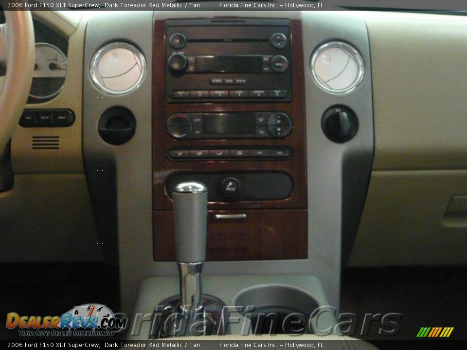 2006 Ford F150 XLT SuperCrew Dark Toreador Red Metallic / Tan Photo #14