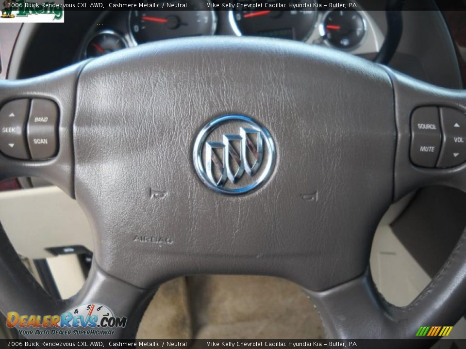 2006 Buick Rendezvous CXL AWD Cashmere Metallic / Neutral Photo #19