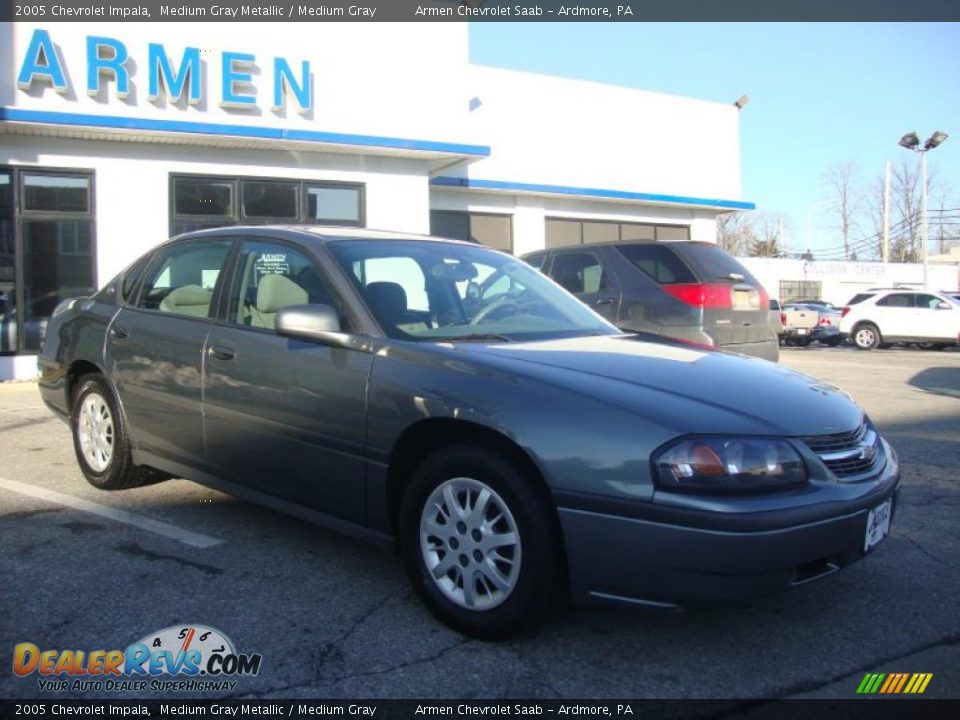 2005 Chevrolet Impala Medium Gray Metallic / Medium Gray Photo #5
