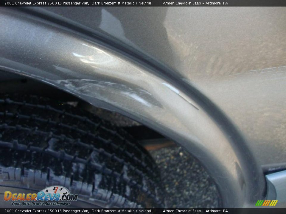 2001 Chevrolet Express 2500 LS Passenger Van Dark Bronzemist Metallic / Neutral Photo #26