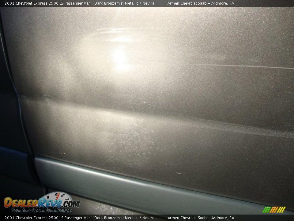 2001 Chevrolet Express 2500 LS Passenger Van Dark Bronzemist Metallic / Neutral Photo #29